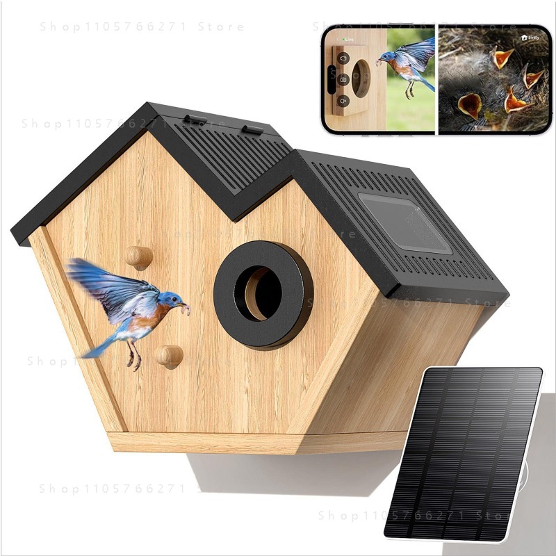 Smart Garden Box - Smart Bird House with Camera Solar