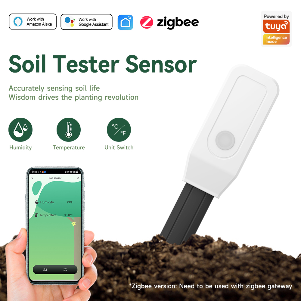 App Smart Garden - Smart Soil Tester Sensor, Zigbee 3.0
