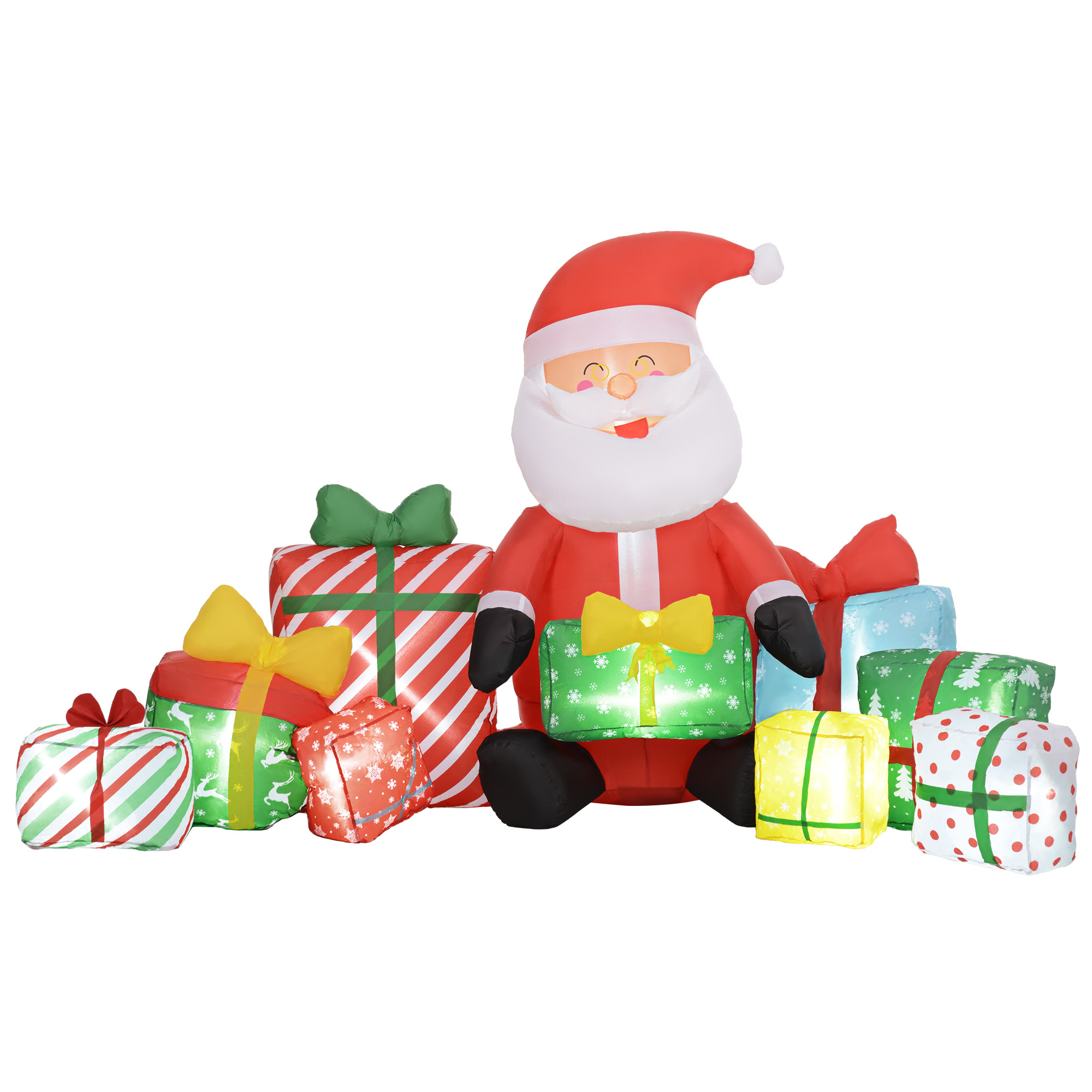 Smart Garden Box - 4.4' Christmas Inflatables Santa Claus and