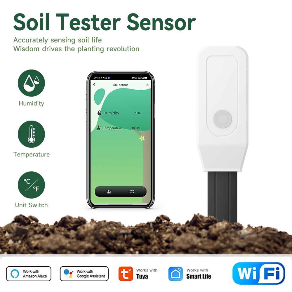 App Smart Garden - Tuya Smart WiFi Soil Tester Temperature