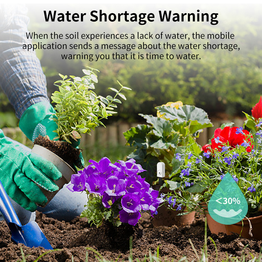 Smart ZigBee Soil Moisture Sen - App Smart Garden recension och pris