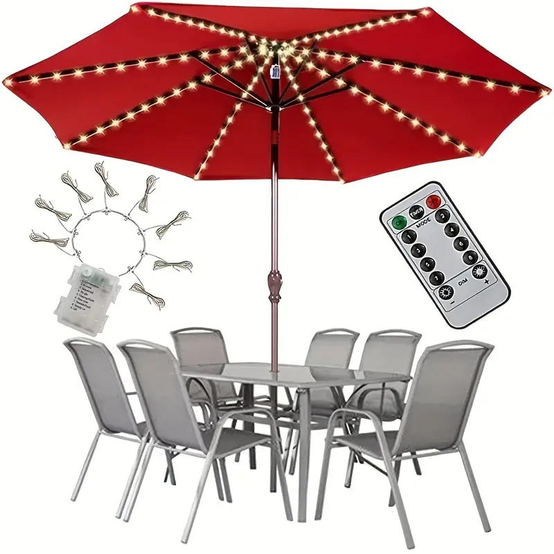104 LED Umbrella Lights Outdoo - Smart Garden Umbrella recension och pris