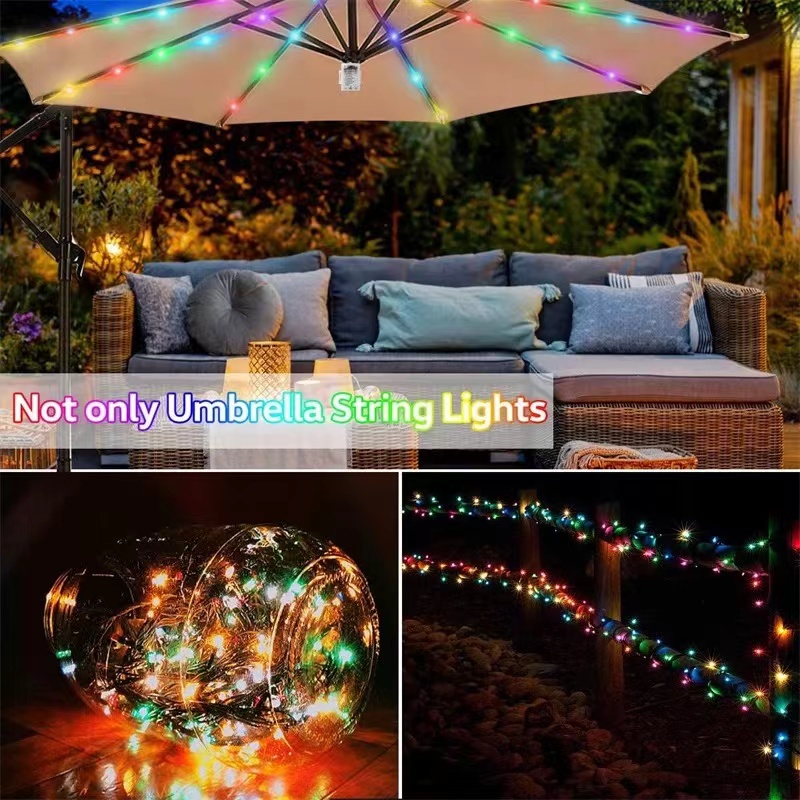 104 LED Umbrella Lights Outdoo - Smart Garden Umbrella recension och pris