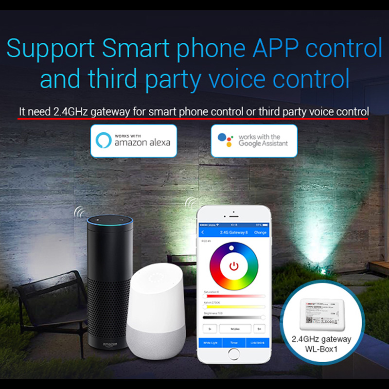 2100LM 25W RGB CCT Smart Outdo - App Smart Garden recension och pris