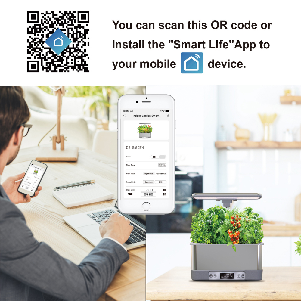 Tuya WiFi Indoor Garden Hydopo - Smart Garden Box recension och pris