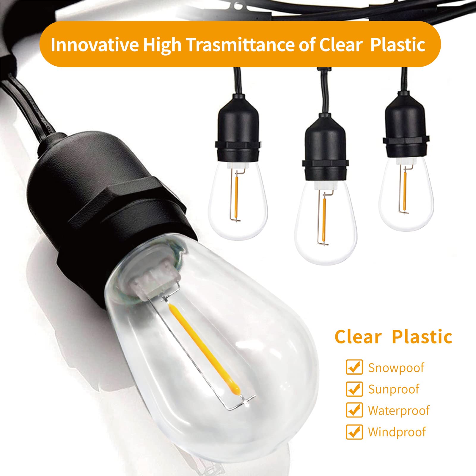 LED S14 Replacement Light Bulb - Smart Garden Umbrella recension och pris