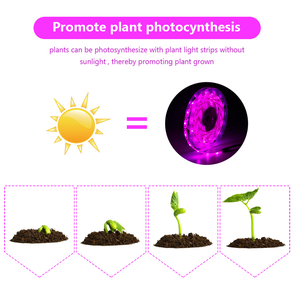 USB Full Spectrum LED Grow Lig - Led Plant Light Strip recension och pris