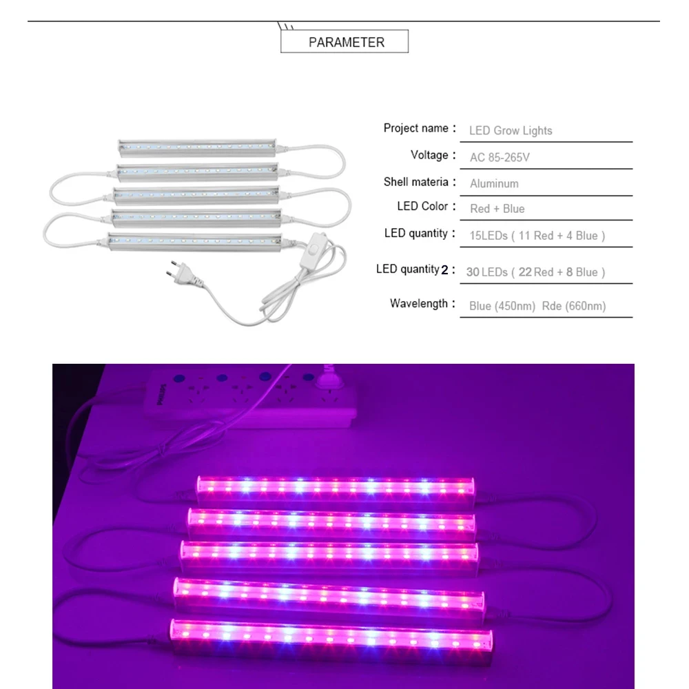 12 Inch LED Plant Grow Light S - Led Plant Light Strip recension och pris