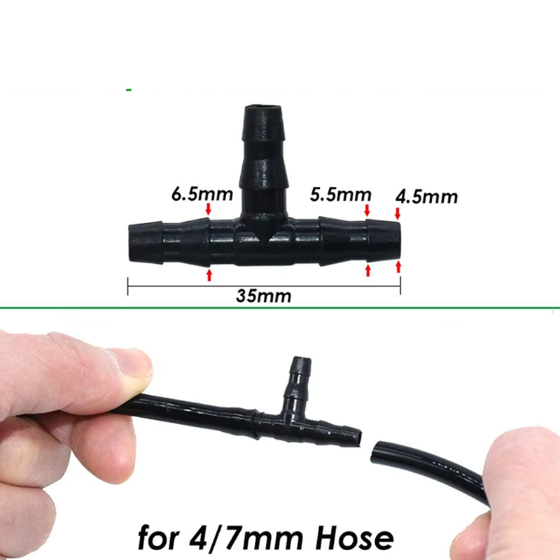 1/4 Inch Connector Joint Tee D - Smart Garden Watering recension och pris