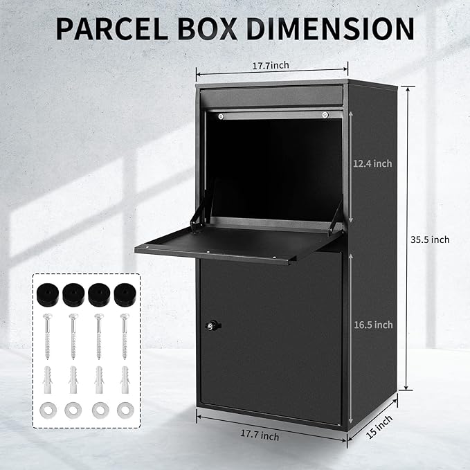 Steel Large Smart Parcel Deliv - Smart Garden Box recension och pris