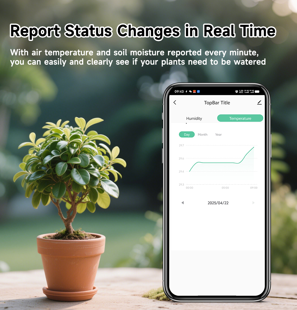 Tuya Smart WiFi Soil Tester Te - App Smart Garden recension och pris