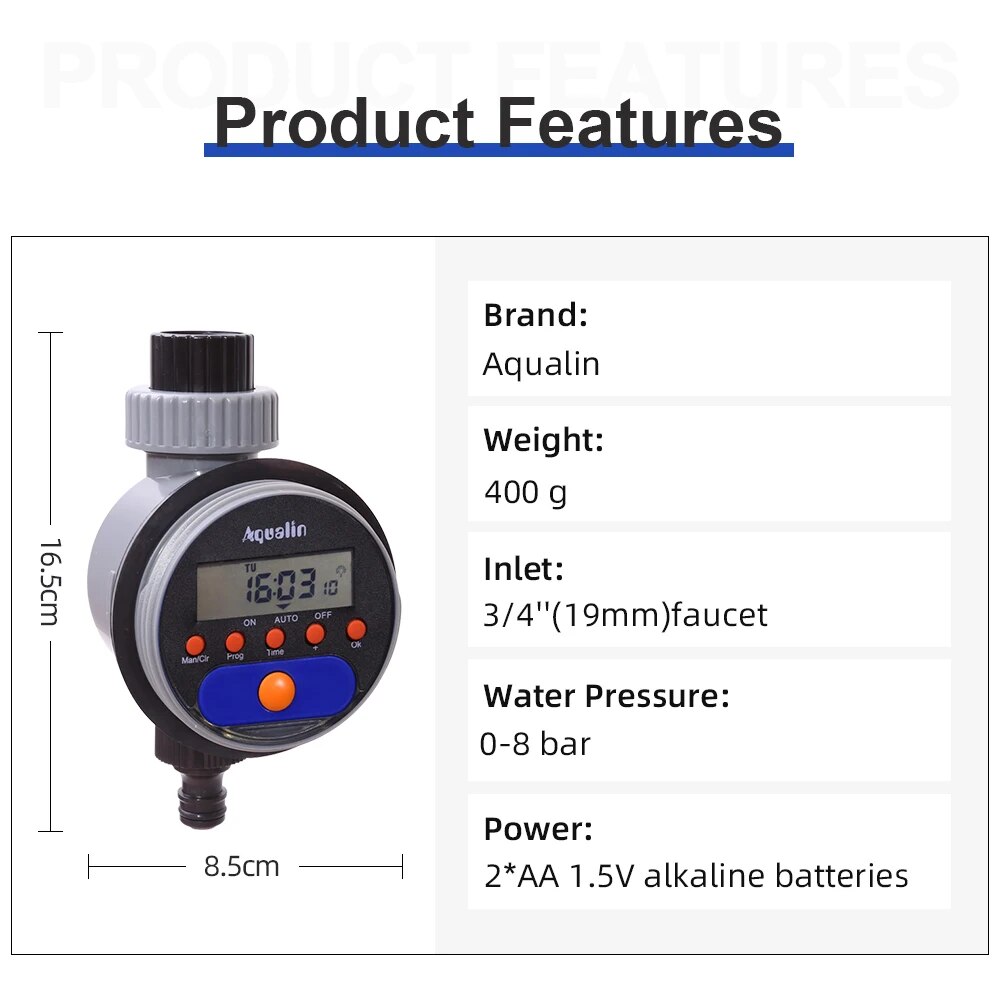 Automatic LCD Display Watering - Smart Garden Water Timer recension och pris