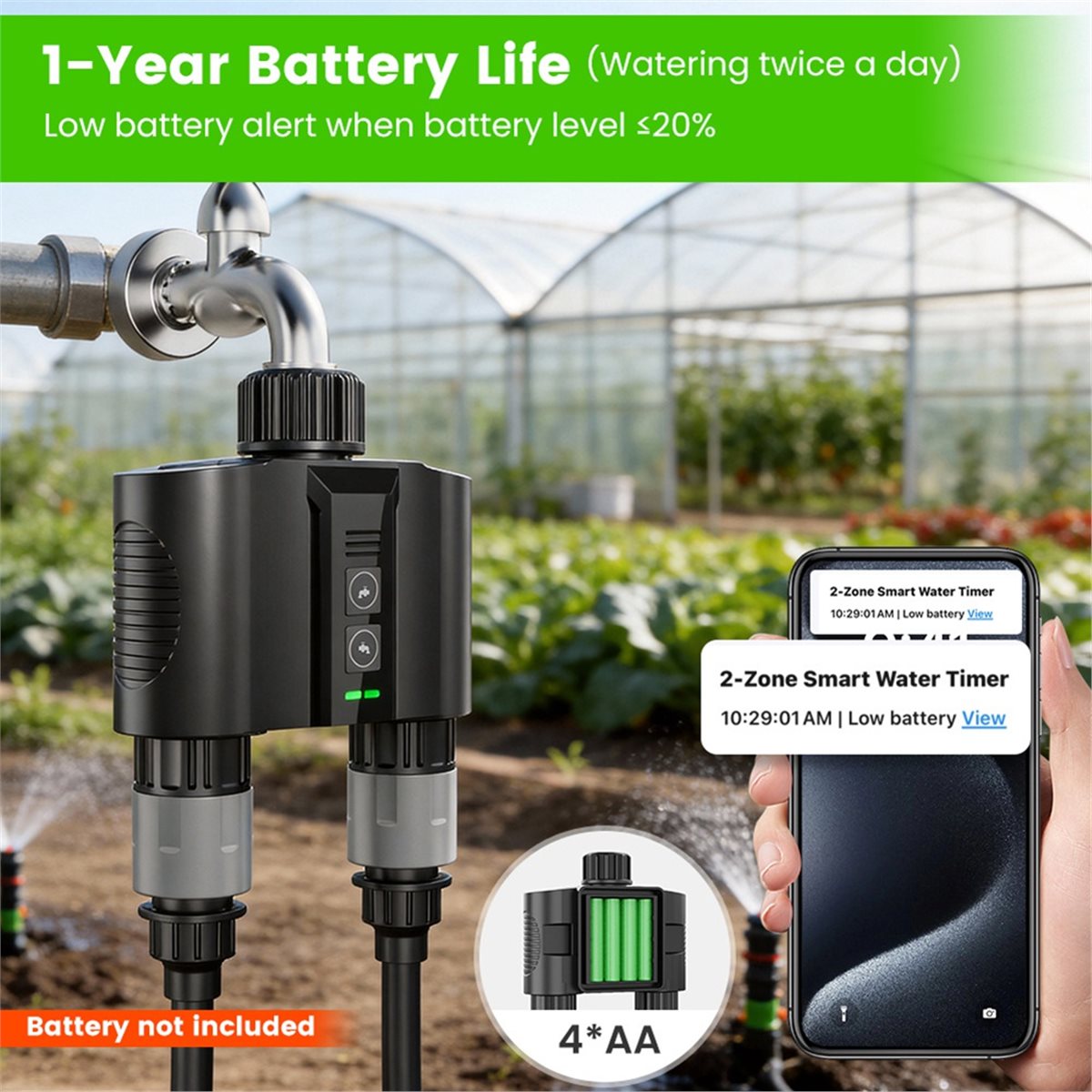 Y17A 1 Set WiFi Water Timer fo - Smart Garden Water Timer recension och pris