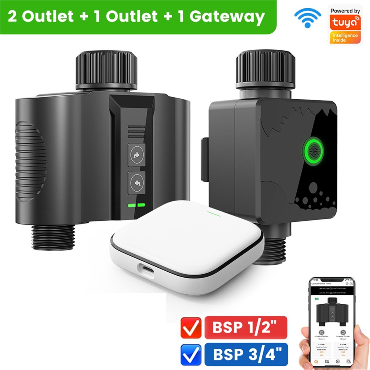 Y17A 1 Set WiFi Water Timer fo - Smart Garden Water Timer recension och pris