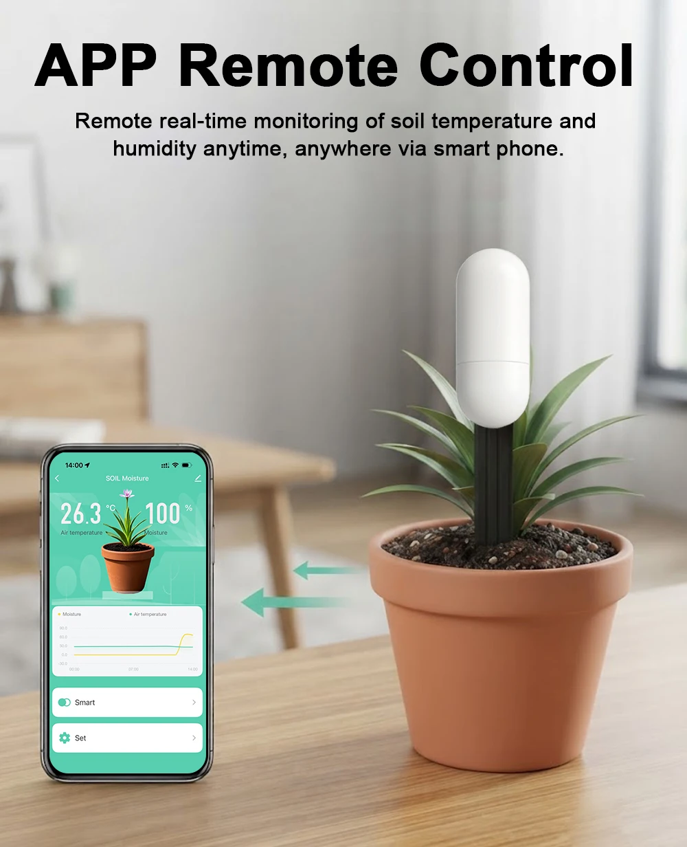 Tuya Zigbee Temperature Humidi - App Smart Garden recension och pris