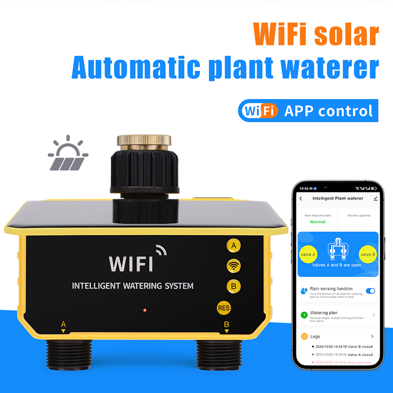 WiFi 1/2 Outlets Solar Irrigat - App Smart Garden recension och pris