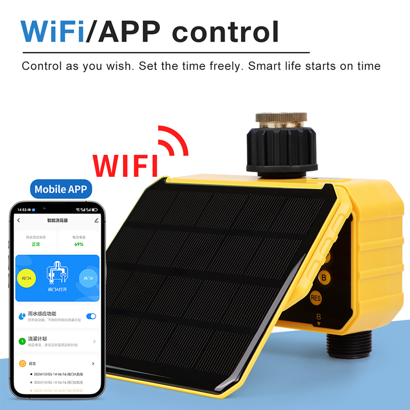 WiFi 1/2 Outlets Solar Irrigat - App Smart Garden recension och pris