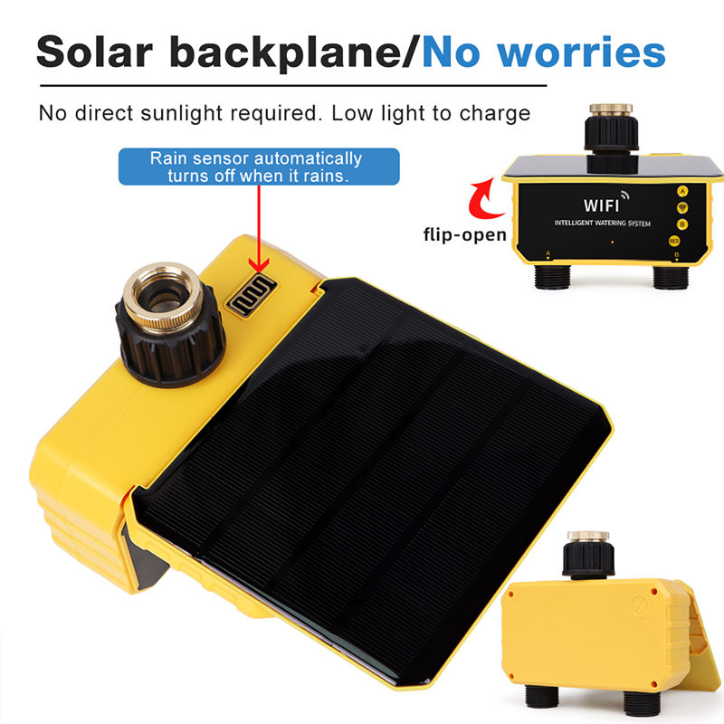 WiFi 1/2 Outlets Solar Irrigat - App Smart Garden recension och pris