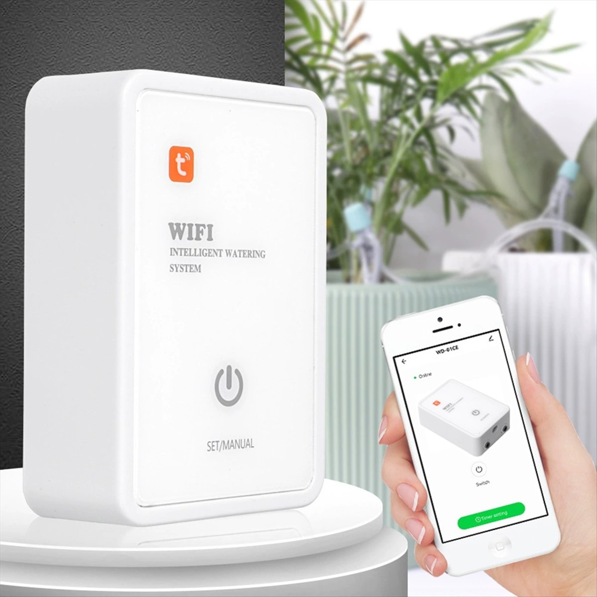 Tuya WiFi Smart Watering Syste - Smart Garden Box recension och pris