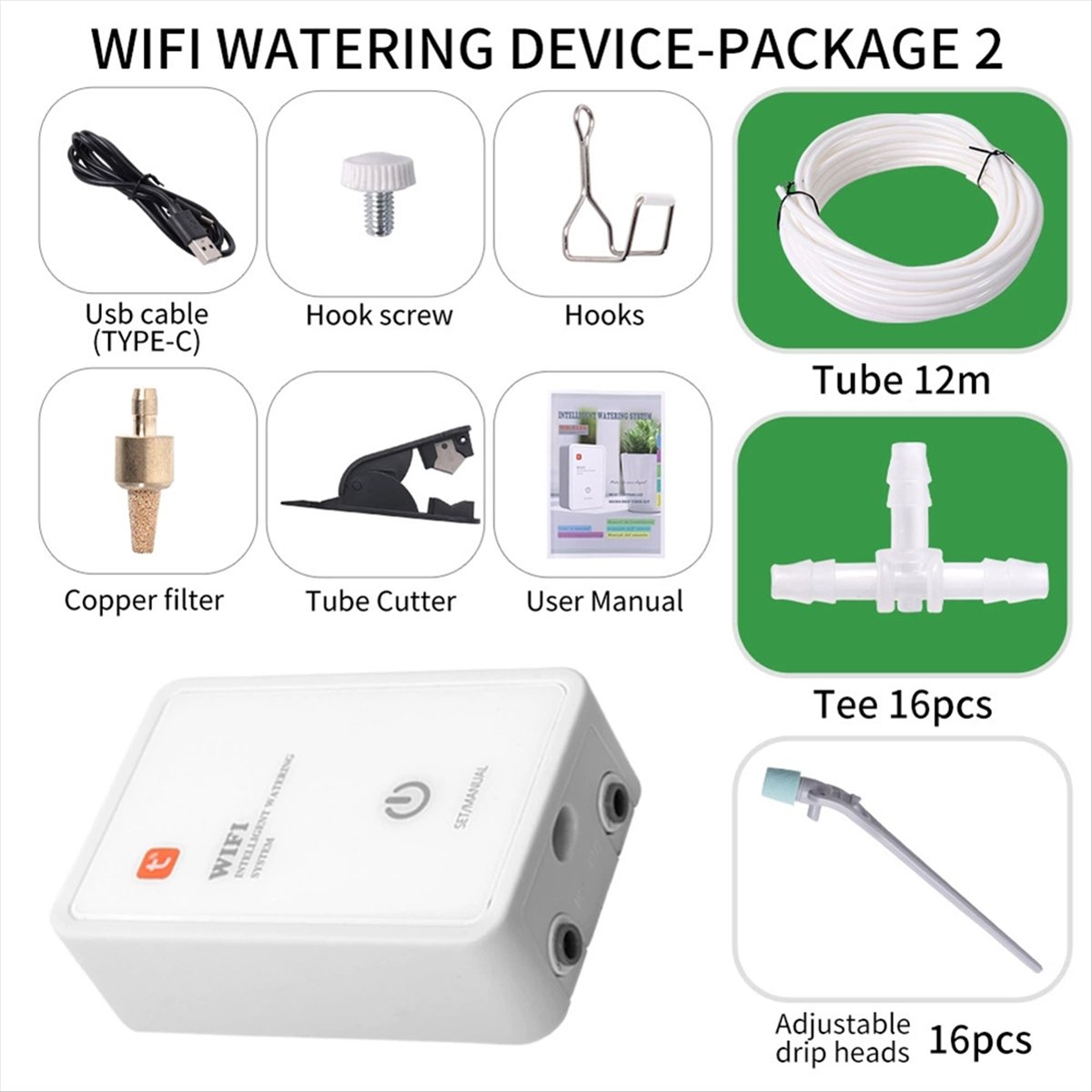 Tuya WiFi Smart Watering Syste - Smart Garden Box recension och pris
