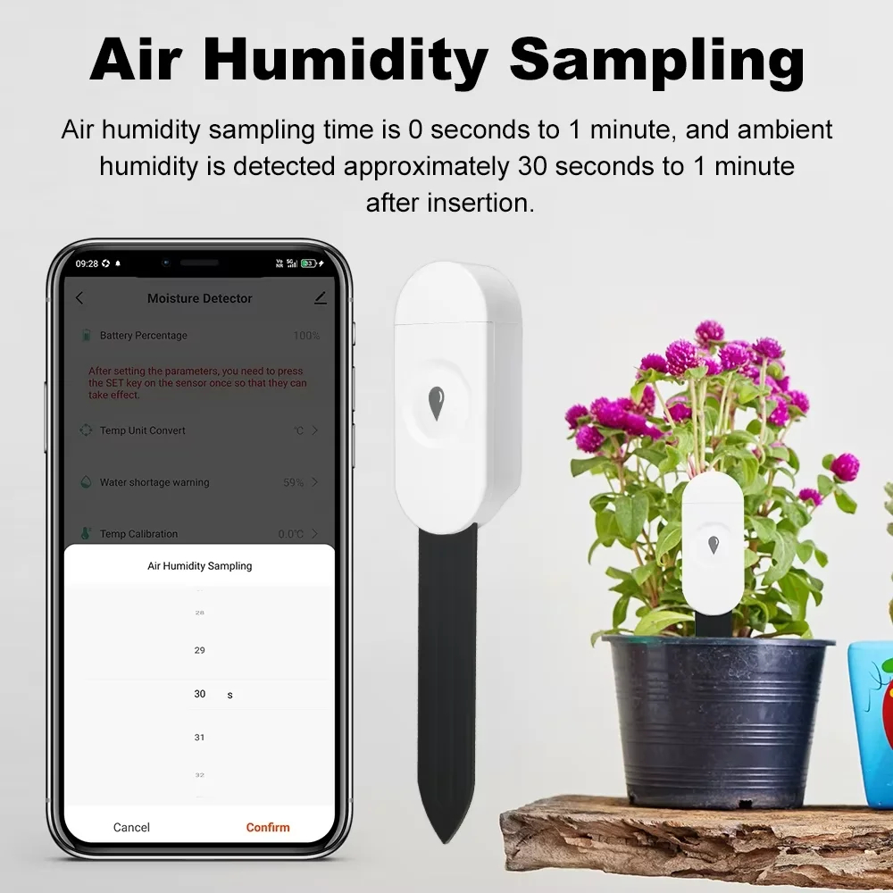 Zigbee Temperature Humidity Mo - App Smart Garden recension och pris