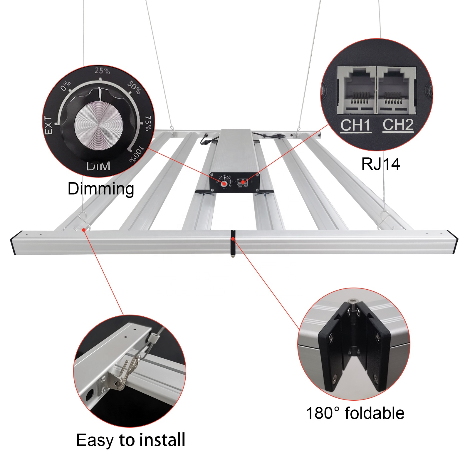Liweida 100W 300W 600W 900W Fo - Led Plant Light Strip recension och pris
